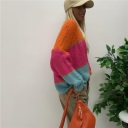 cardigan corto senza bottoni colourfull